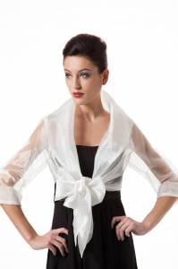 boléro blanc pour mariage ou cérémonie a marseille , collection fashion new-york 2016 