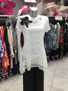 Tunique blanche chic et élégante collection printemps été 2016