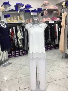 tunique très raffinée blanche avec dentelle été 2016 à Marseille paca