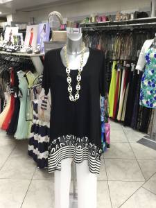 tunique noire collection été 2016 à Marseille