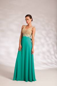 robe longue verte pour soirée ou cérémonie a marseille , collection fashion new-york , 389 €