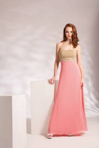 robe longue rose claire bustier pour cérémonie marseille paca