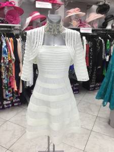 robe bustier courte blanche pour soirée ou cocktail près de cassis paca