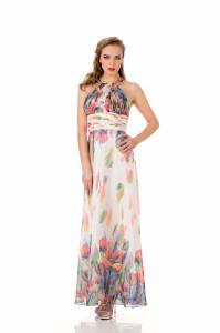 Printemps été 2015 robe de cocktail longue