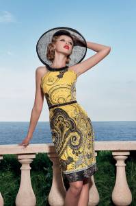 Robe de cocktail courte, collection printemps été 2016