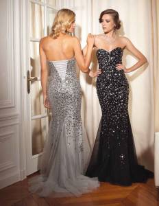 Robe de cocktail bustier