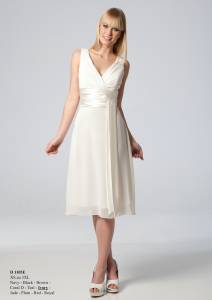 Robe courte de mariée ou de demoiselle d'honneur du XS au 3XL en 10 coloris 195€