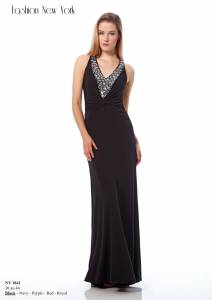 Robe longue de soirée noir Fashion New York de la taille 36 au 44 et en 5 couleurs pour 295€ Marseille 13008
