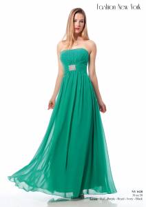 Robe de soirée bustier verte - 6 coloris du 38 au 50