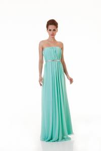 Robe de soirée bustier verte fashion new-york