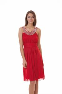Robe de soirée courte rouge