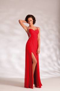 Robe de soirée colorée, collection printemps été 2016