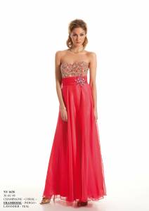 robe rose et longue pour cérémonie ou soirée à marseille