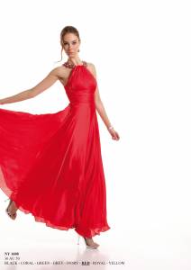 Robe cérémonie femme colorée