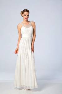 Robe blanche de soirée et ceremonie collection 2015 à Marseille