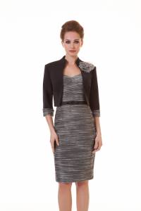 ensmble habille pour ceremonie a marseille , robe et boléro , fashion new-york , du 38 au 50 : 389 € : 2 coloris 