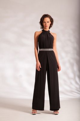 Pantalon et combinaison noir pour soirée cocktail