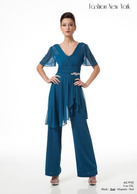 Combinaison et pantalon de cérémonie bleu ciel