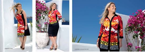 Fuegolita collection été 2013 vêtements grande taille pour une mode généreuse du 44 au 52 à Marseille