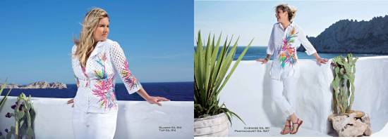 Fuegolita collection été 2013 vêtements grande taille pour une mode généreuse du 44 au 52 à Marseille