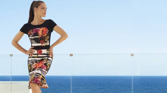 robe courte colorée joseph ribkoff printemps été 2016 : du 32 au 50 : 289 €
