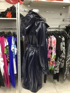 Ciré bleu marine , modèle TRENCH , 3 coloris , marine , noir ou blanc : 239 €