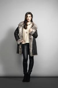 manteau fourrure femme