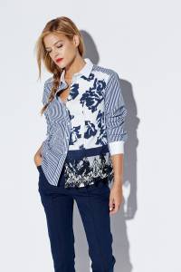 ensemble chemise : 249 € collection bleu blanc rouge 2016 et pantalon ficelle 59 €