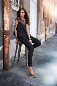 Pantalon femme noir nouvelle collection automne hiver 2016