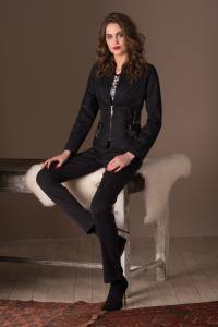 Pantalons noirs collection automne hiver 2016