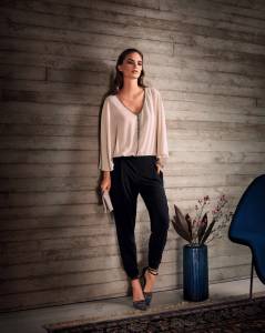 Pantalons noirs collection automne hiver 2016