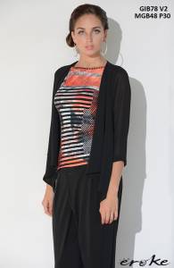 Le gilet noir à la mode de la Nouvelle collection Printemps été 2015