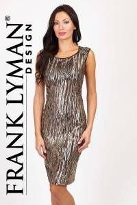robe courte doree