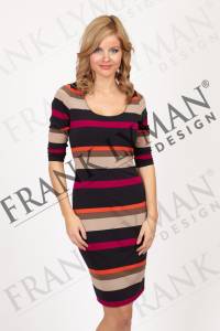 robe rayures horizontales