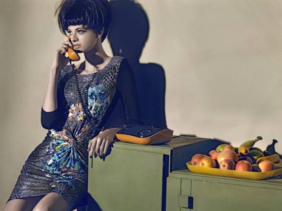 Robe imprimée nouvelle collection automne hiver 2016 à Marseille