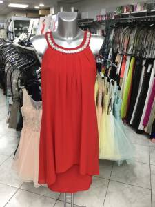 robe chic rouge facile a porter , collection frank lyman 2016 , plusieurs coloris