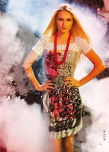 Tendance mode colorée collection femme été 2013