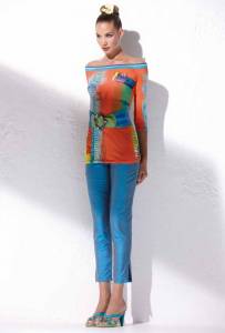 Tendance mode colorée collection femme été 2013