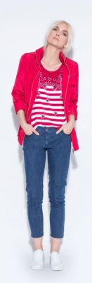 Ananke jeans et veste rouge