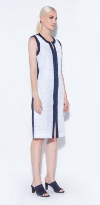Ananke robe blanche sans manche
