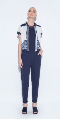 Ananke veste et tenue bleu