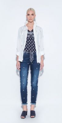 Ananke jeans et veste blanche