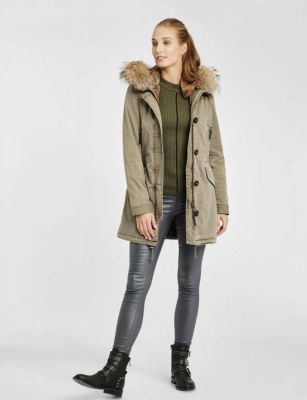 veste kaki fourrure Blonde N0.8 - Collection Automne Hiver 2020