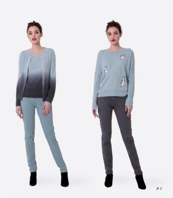 gilet cardigan gris