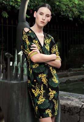 Indies robe verte courte