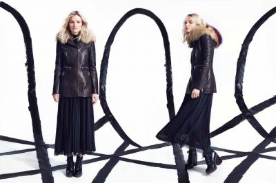 Manteau en cuir collection automne hiver 2017/18