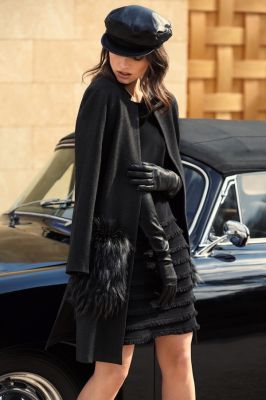 veste noire robe noire ribkoff