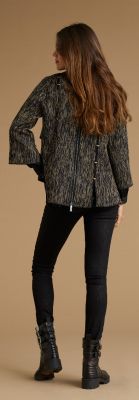 lauren vidal veste et pantalon noir
