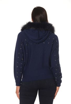 leslie monte carlo gilet bleu