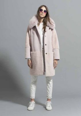 manteau long clair